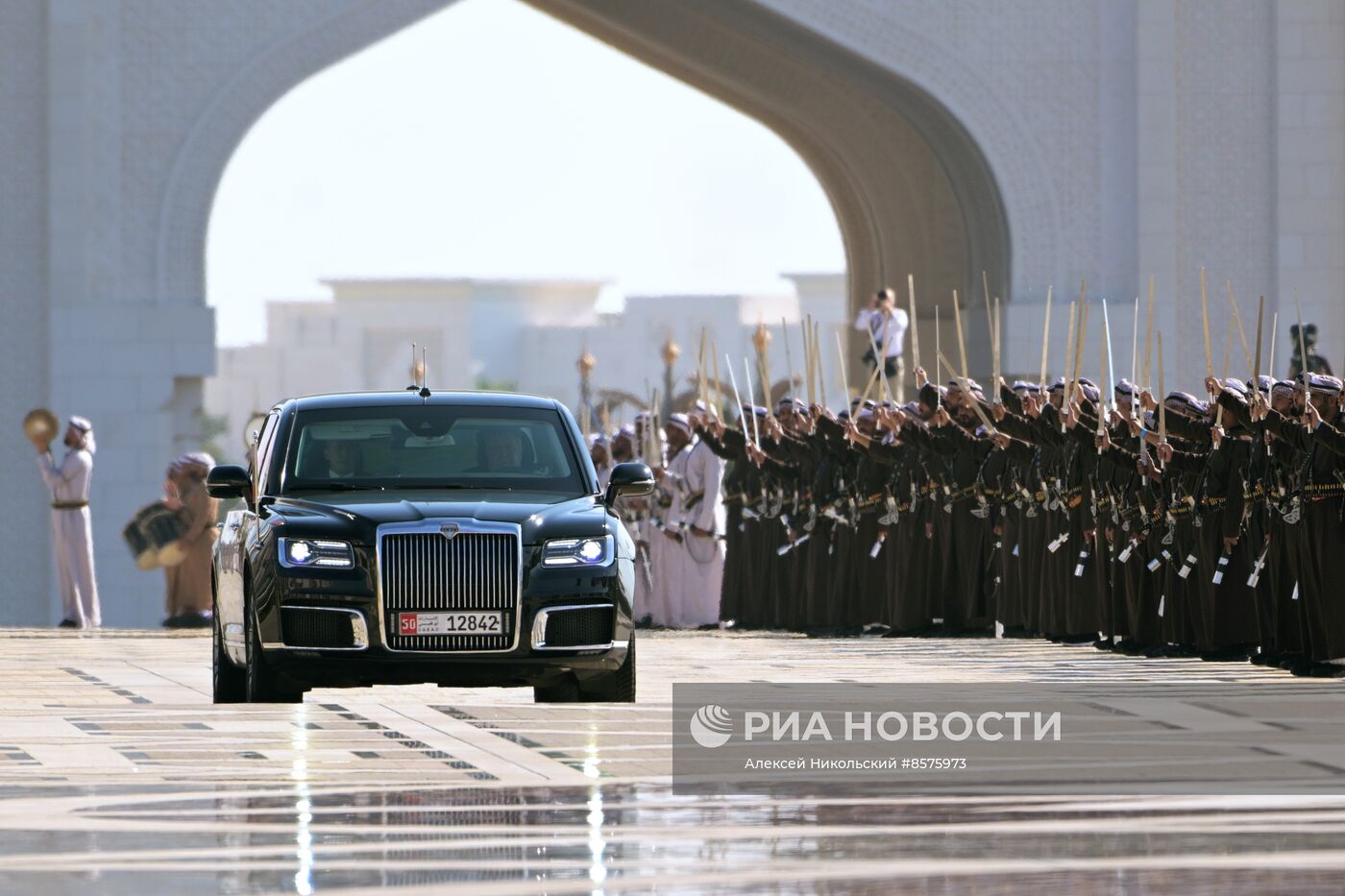 Визит президента РФ В. Путина в ОАЭ