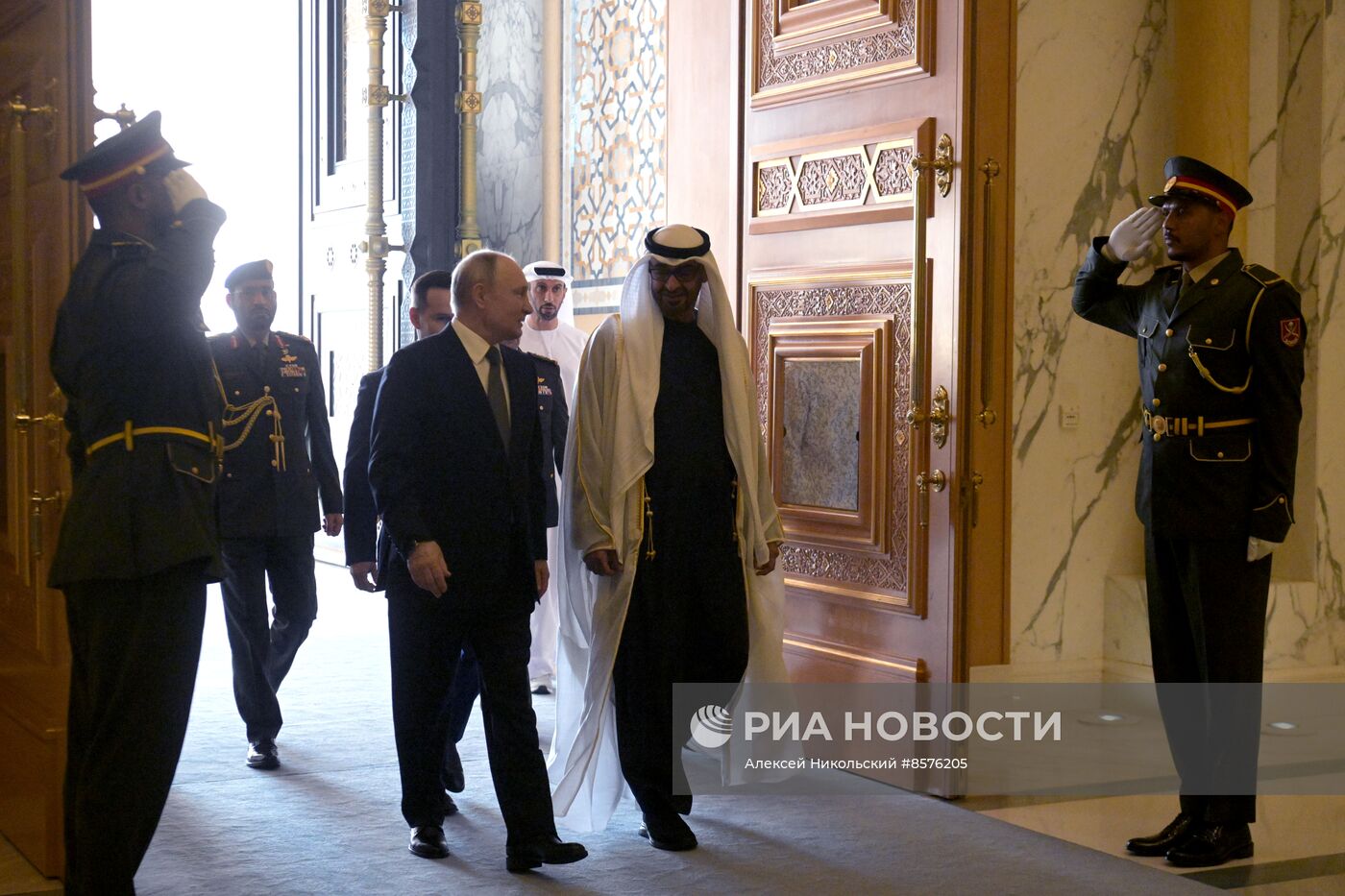 Визит президента РФ В. Путина в ОАЭ