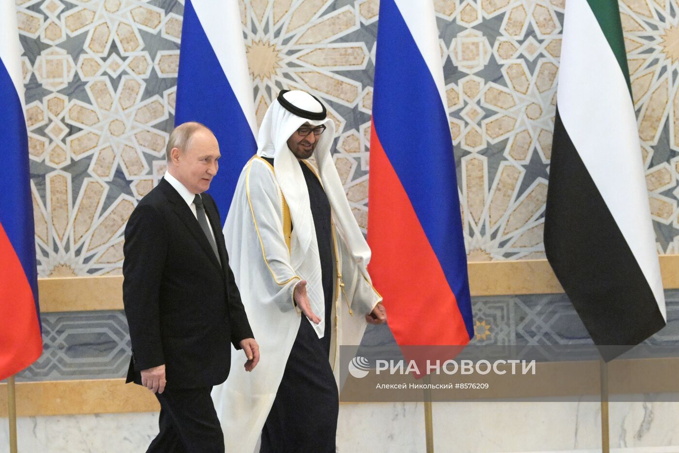 Визит президента РФ В. Путина в ОАЭ