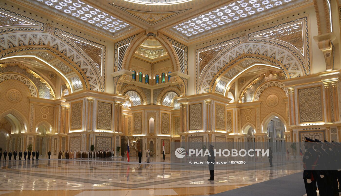 Визит президента РФ В. Путина в ОАЭ
