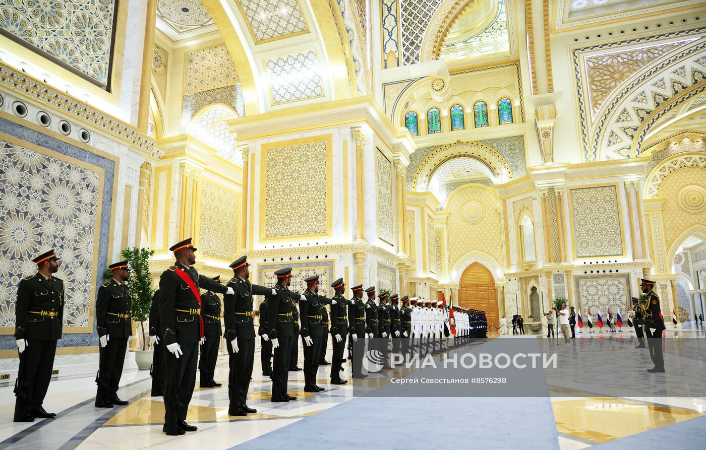 Визит президента РФ В. Путина в ОАЭ