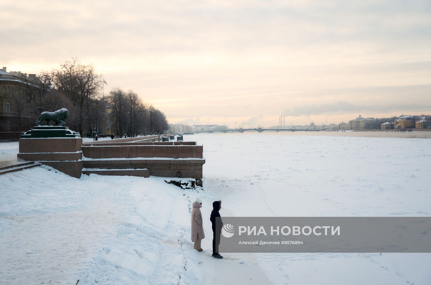 Мороз в Санкт-Петербурге