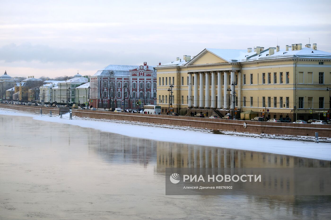 Мороз в Санкт-Петербурге