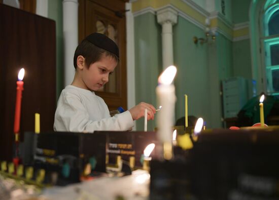 Праздник Первой свечи в Синагоге Санкт-Петербурга