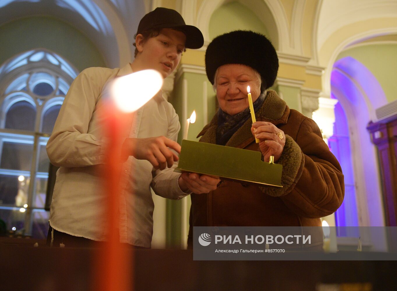 Праздник Первой свечи в Синагоге Санкт-Петербурга