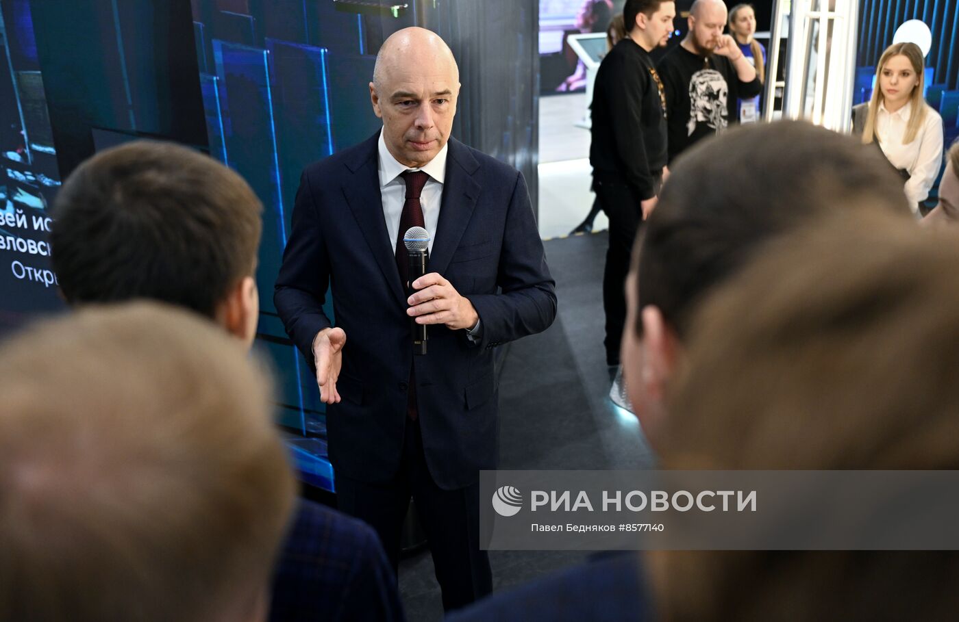 Выставка "Россия". Лекция министра финансов России А. Силуанова