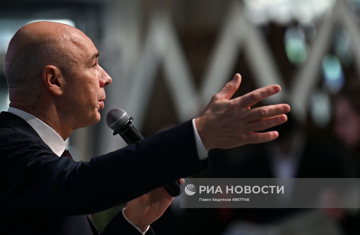 Выставка "Россия". Лекция министра финансов России А. Силуанова