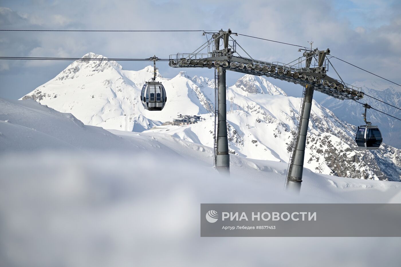 Старт горнолыжного сезона на курорте "Роза Хутор"