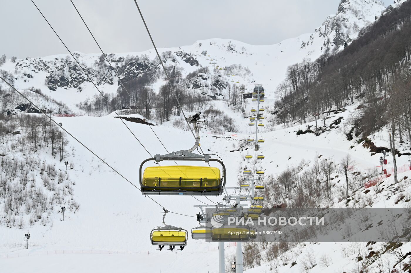 Старт горнолыжного сезона на курорте "Роза Хутор"