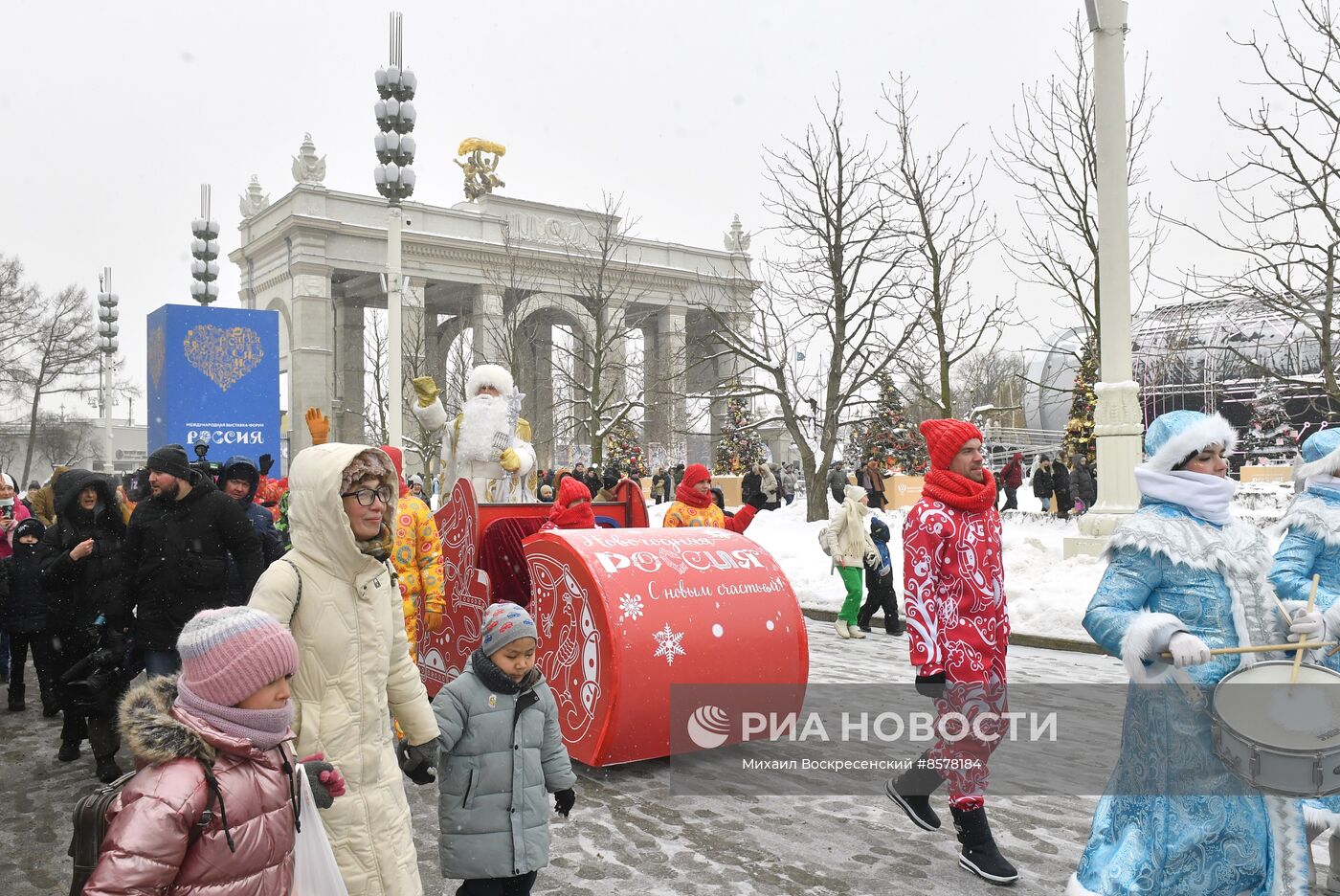 Выставка "Россия". День рождения ставропольского казачьего Деда Мороза