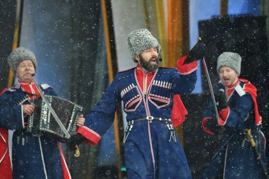 Выставка "Россия". День рождения ставропольского казачьего Деда Мороза