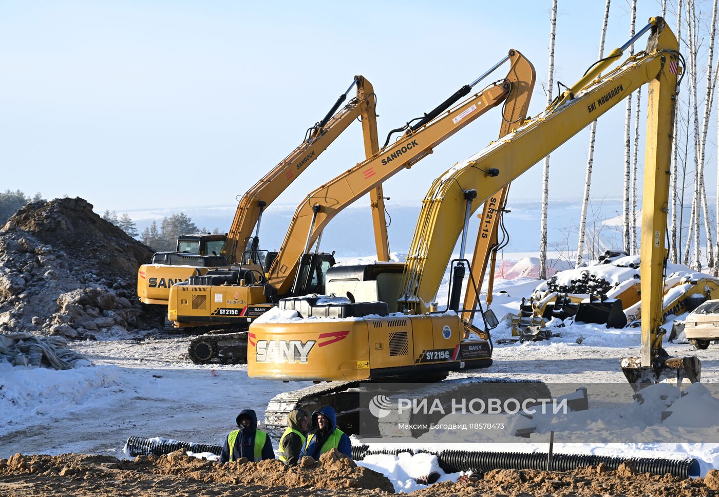 Строительство автомобильной дороги М-12 "Восток" в Татарстане