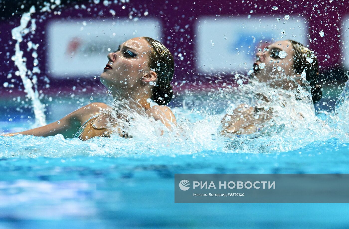 Синхронное плавание. Кубок федерации. Дуэты. Произвольная программа