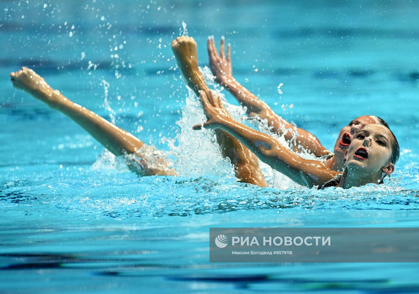 Синхронное плавание. Кубок федерации. Дуэты. Произвольная программа