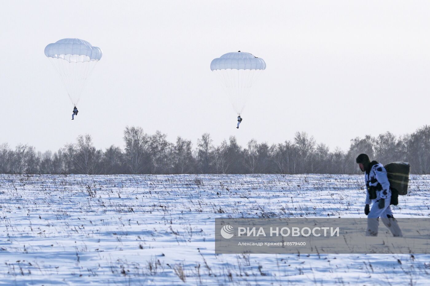 Занятия курсантов по боевой подготовке в Новосибирской области
