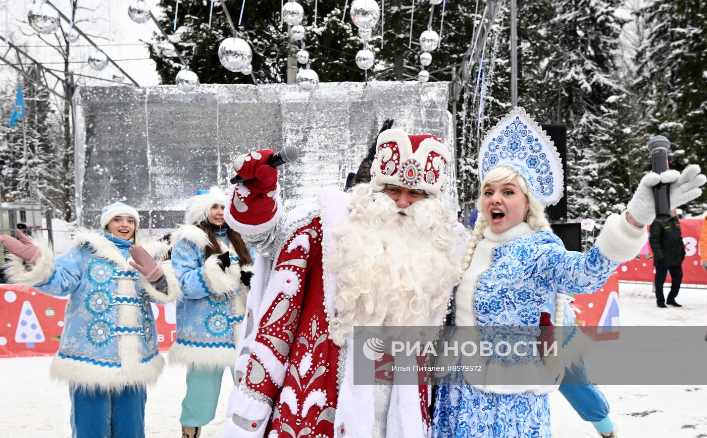 Рубка главной новогодней ели