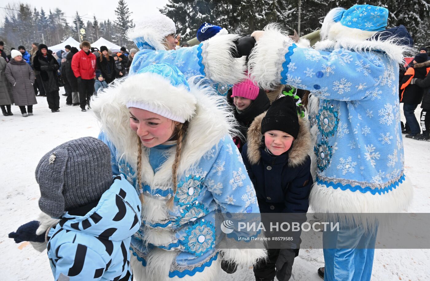Рубка главной новогодней ели