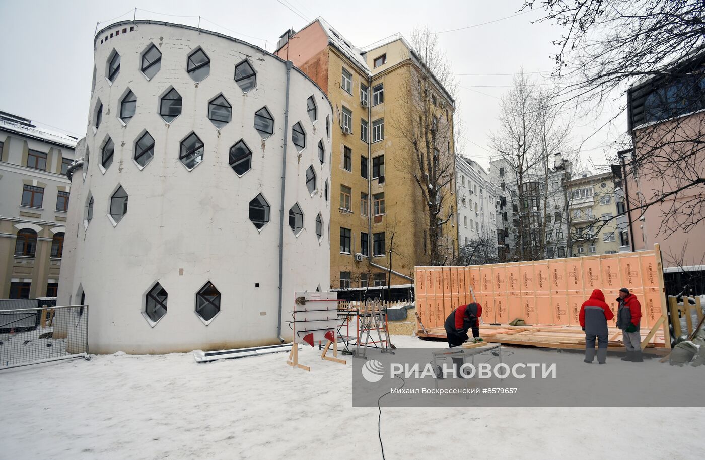 Старт основного этапа реставрации Дома Мельникова 