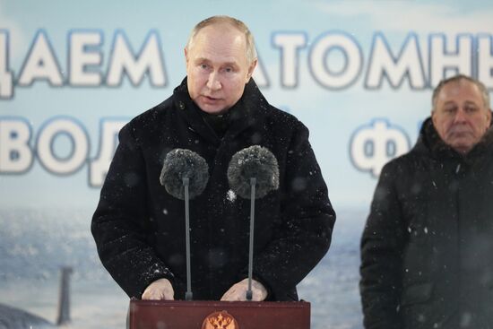 Рабочая поездка президента РФ В. Путина в Архангельскую область