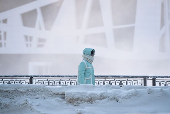 Мороз в Екатеринбурге