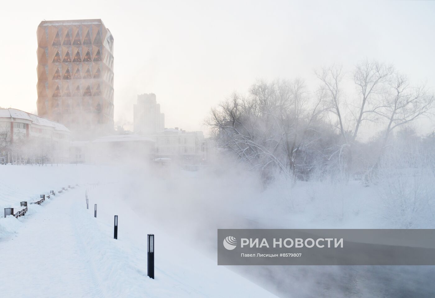 Мороз в Екатеринбурге