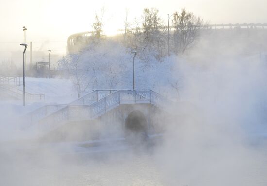 Мороз в Екатеринбурге