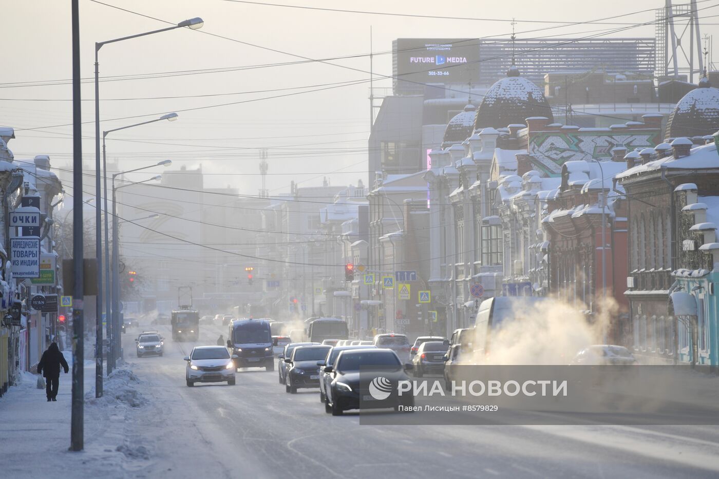 Мороз в Екатеринбурге