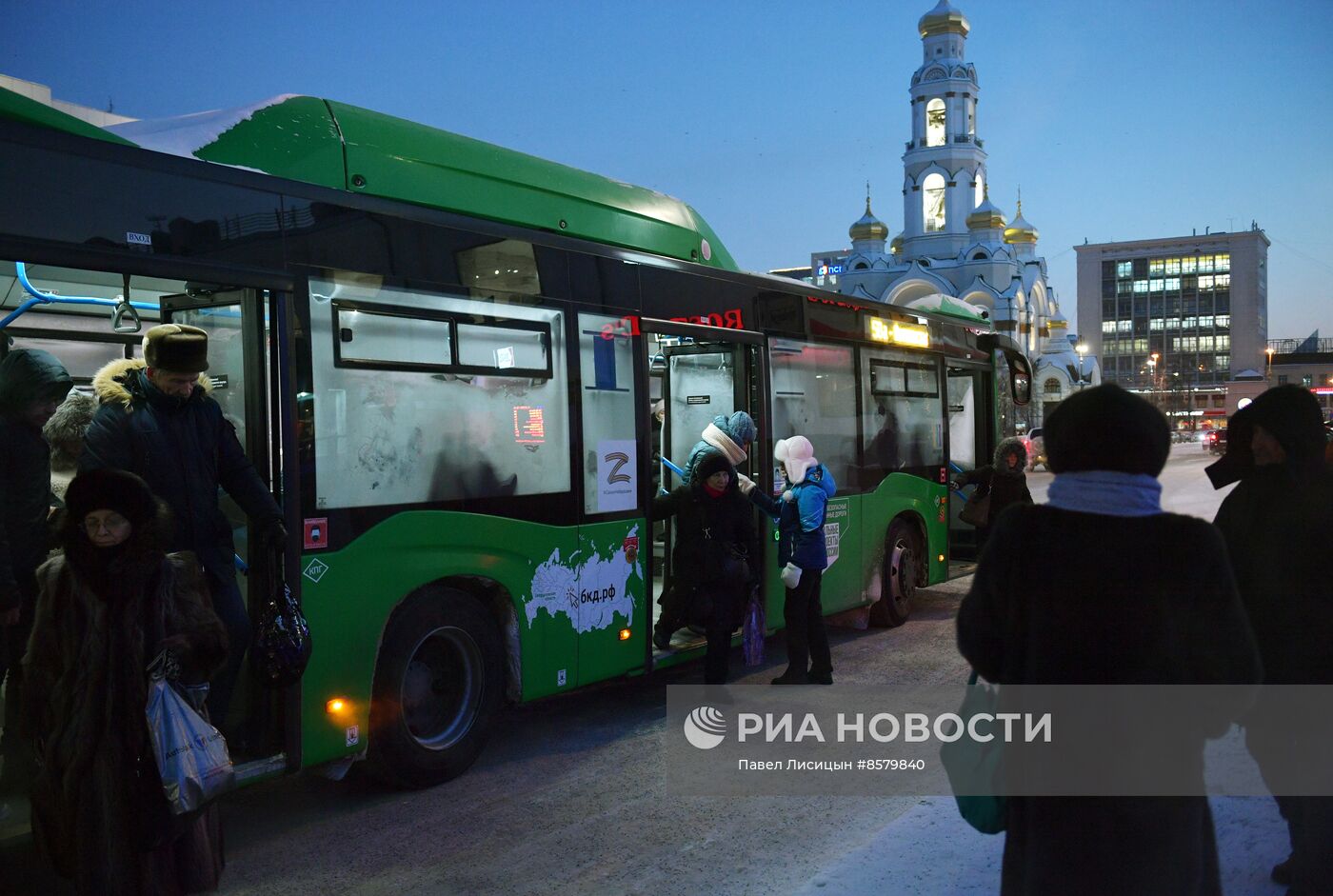 Мороз в Екатеринбурге