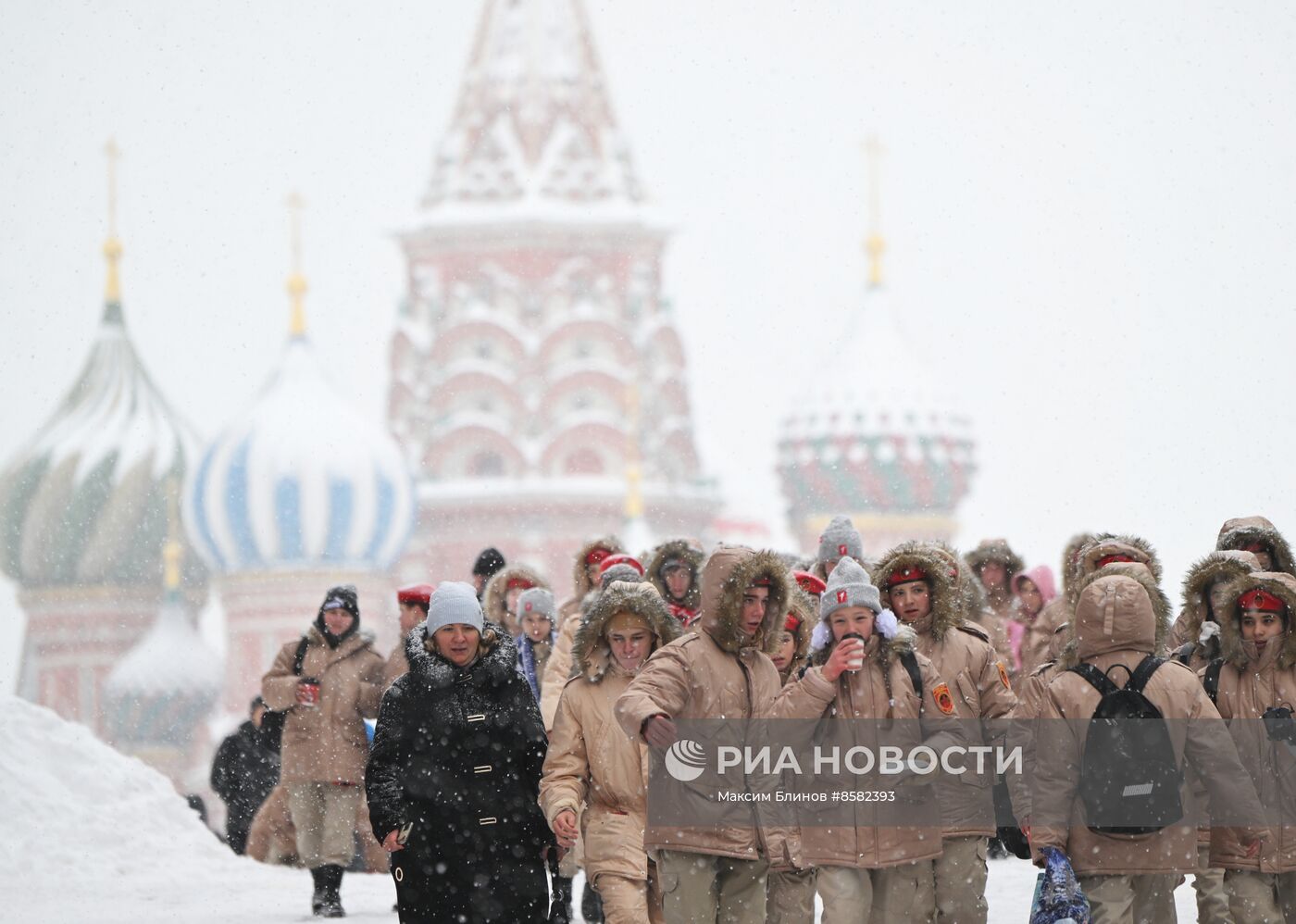 Снег в Москве