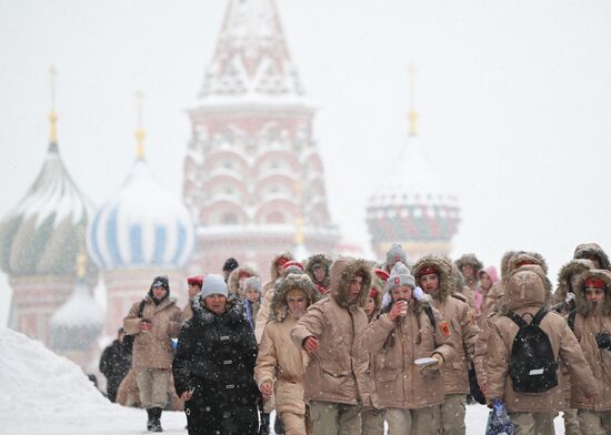 Снег в Москве