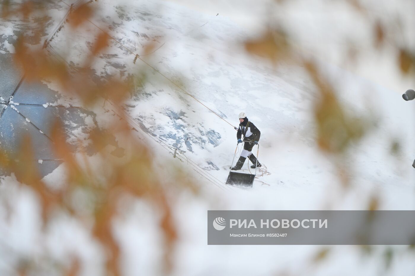 Снег в Москве