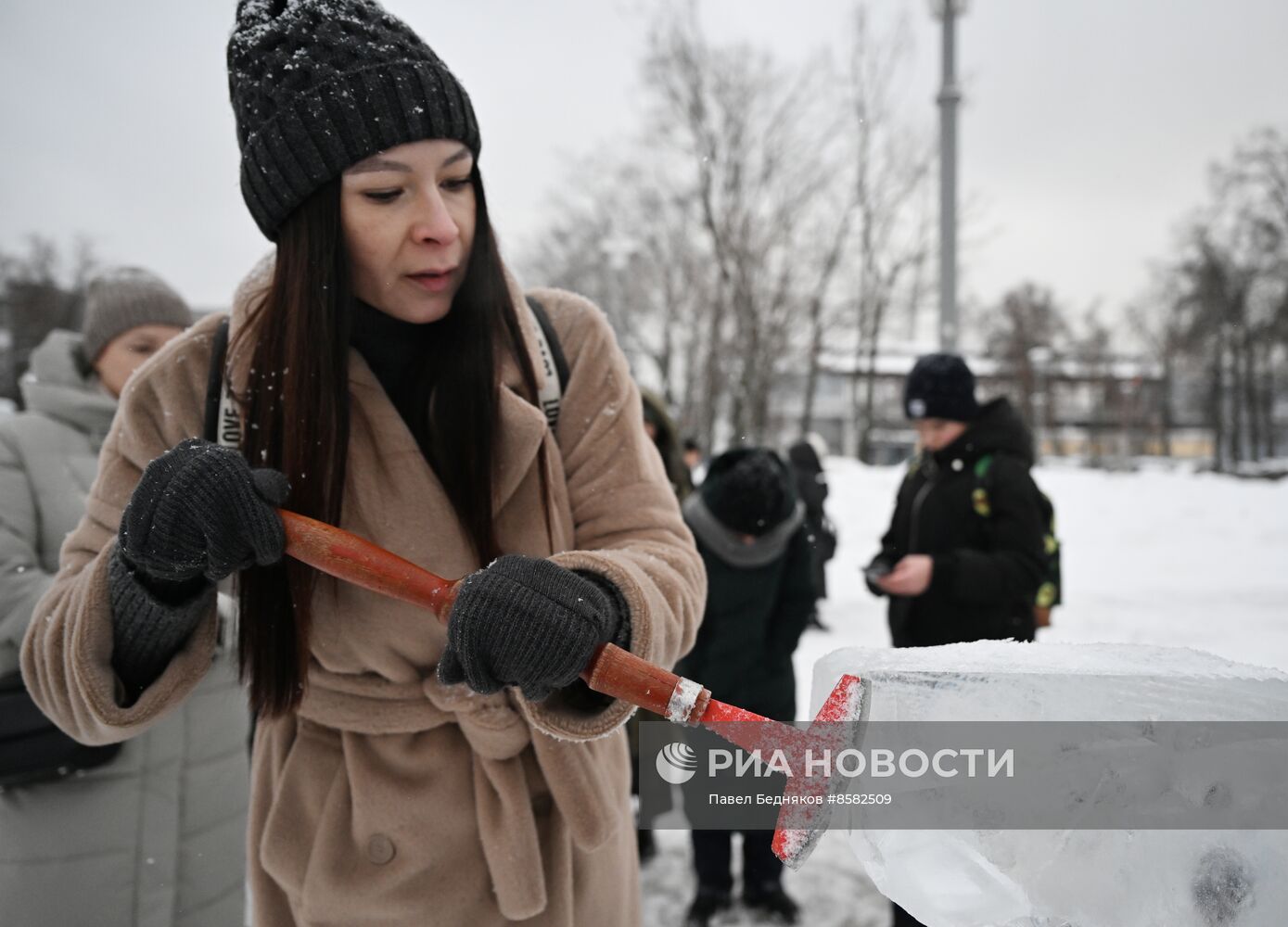 Выставка "Россия". Мастер-классы по художественной обработке льда