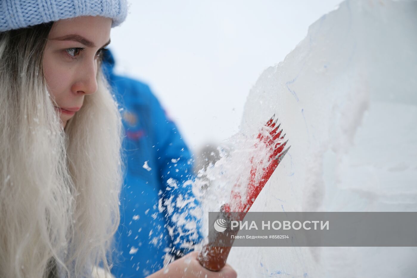 Выставка "Россия". Мастер-классы по художественной обработке льда