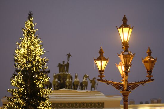 Предновогодний Санкт-Петербург