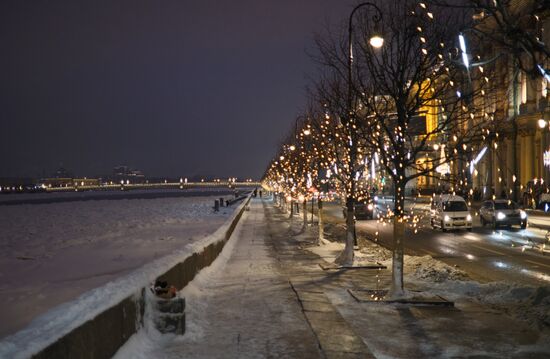 Предновогодний Санкт-Петербург