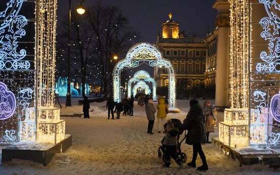 Предновогодний Санкт-Петербург