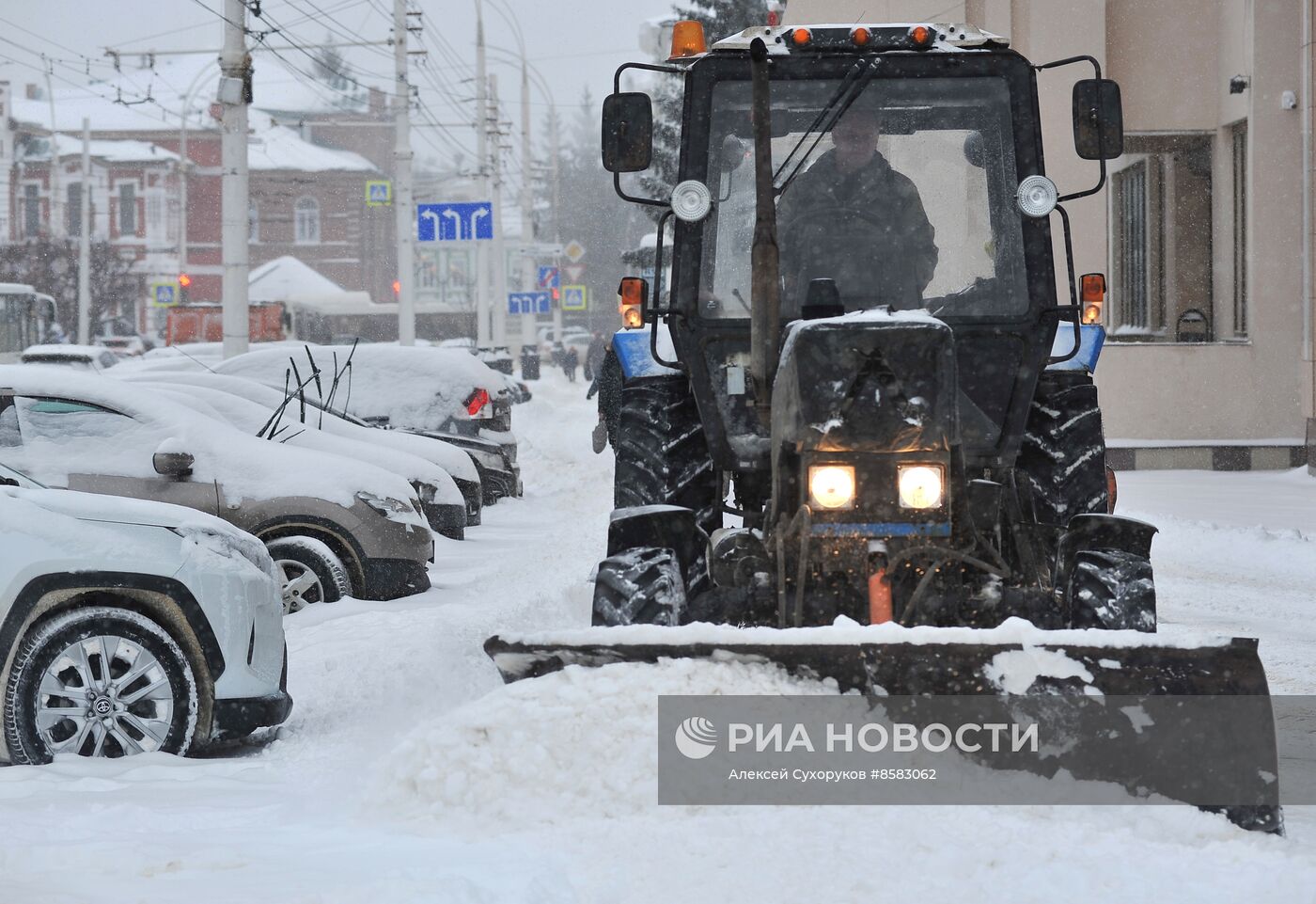 Снегопад в Тамбове