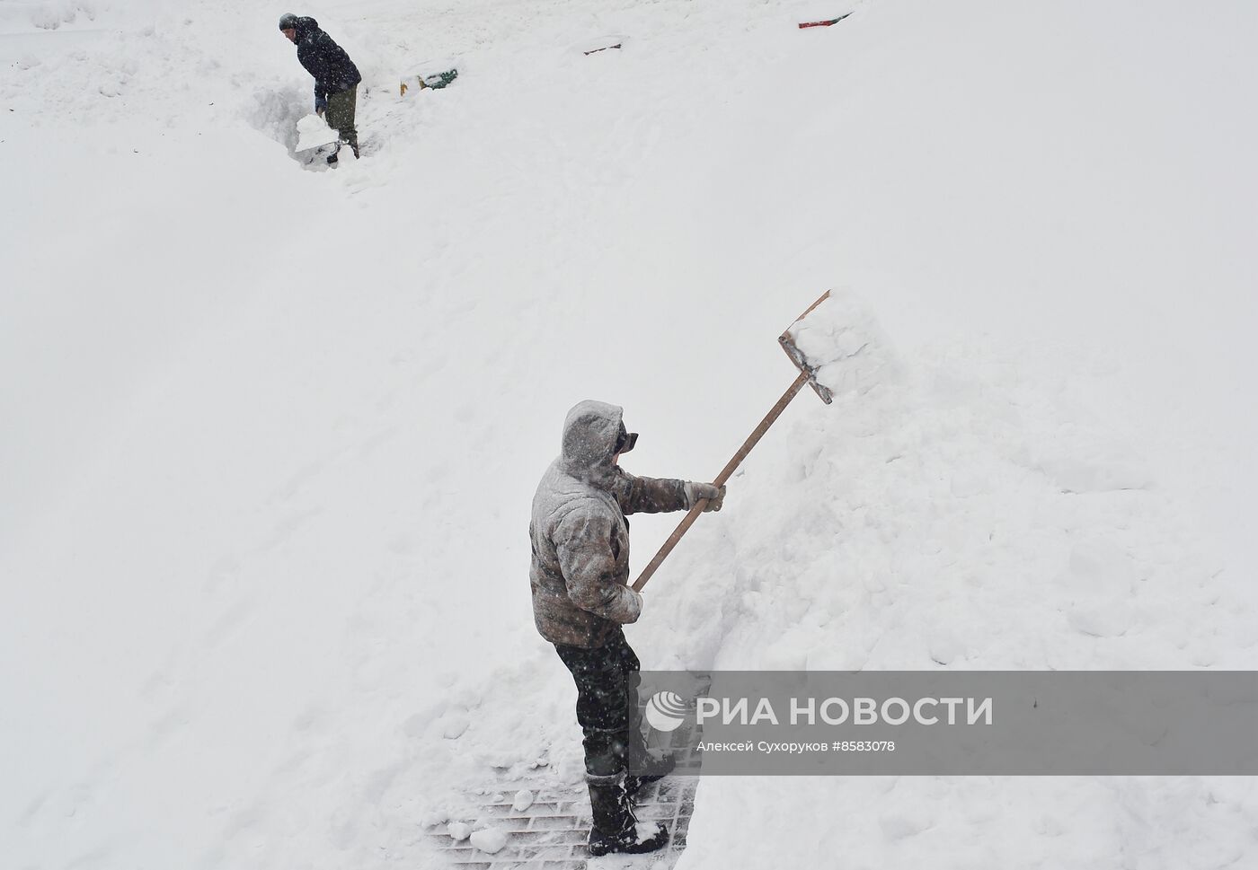 Снегопад в Тамбове