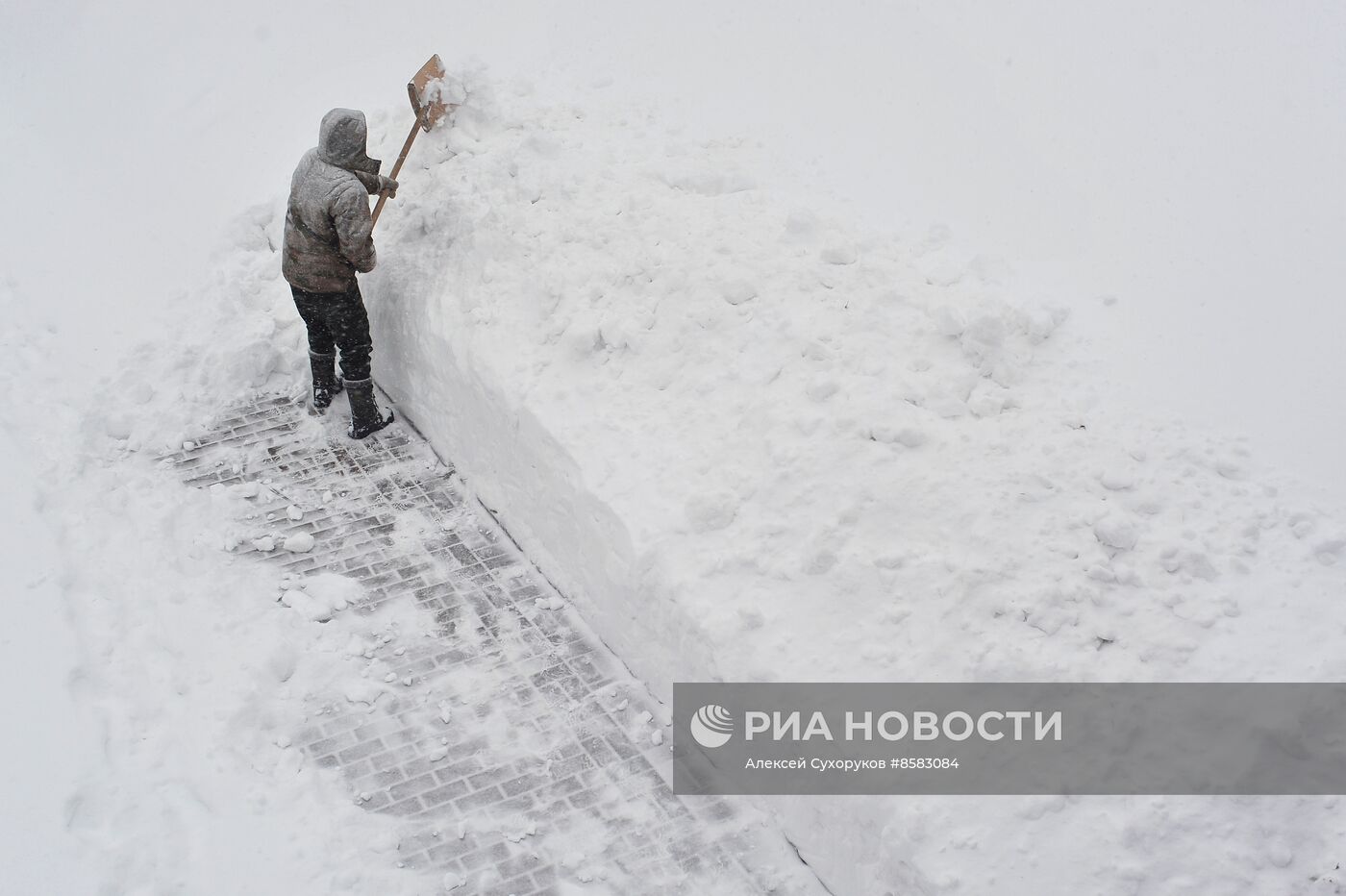 Снегопад в Тамбове