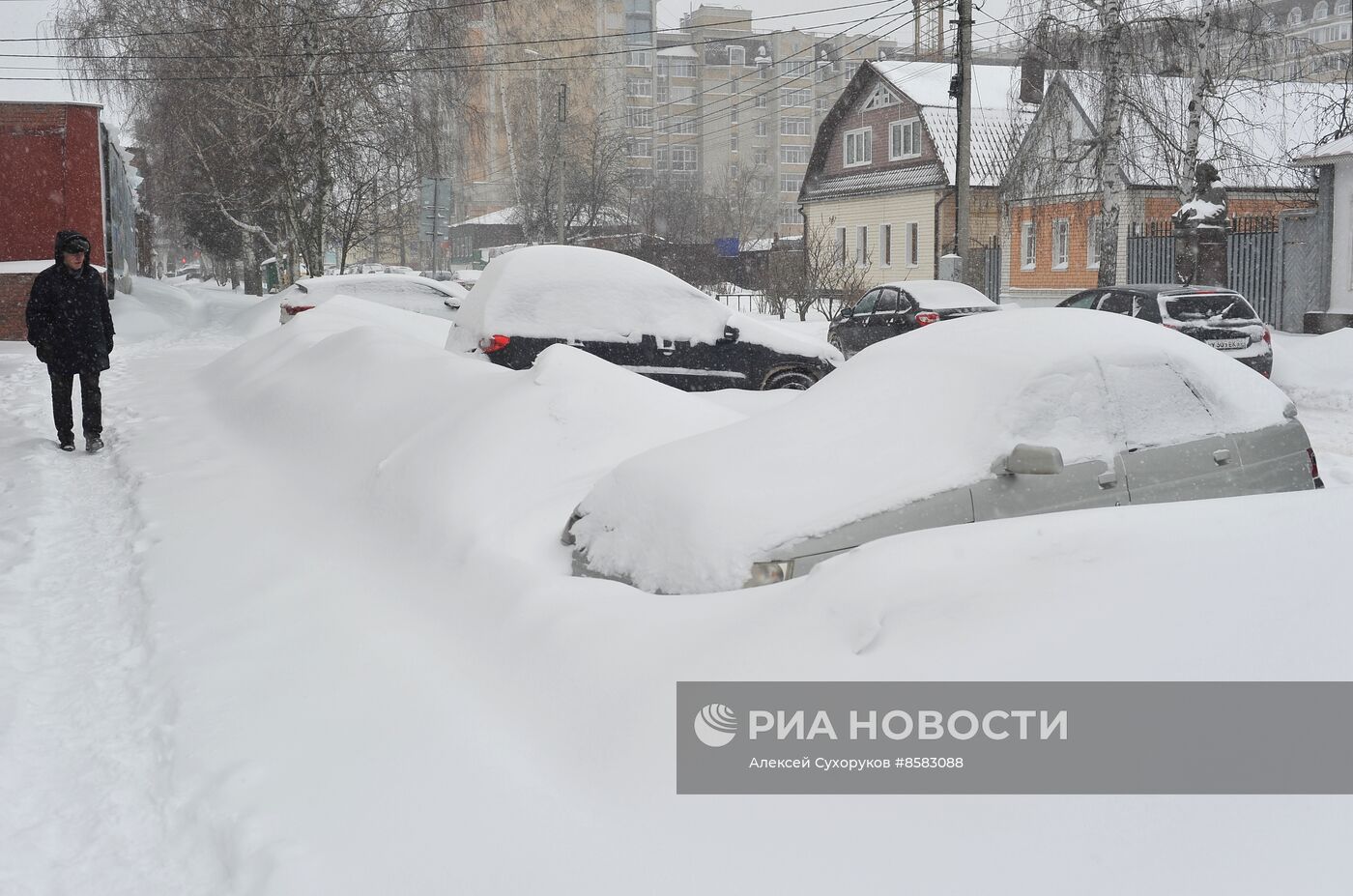 Снегопад в Тамбове