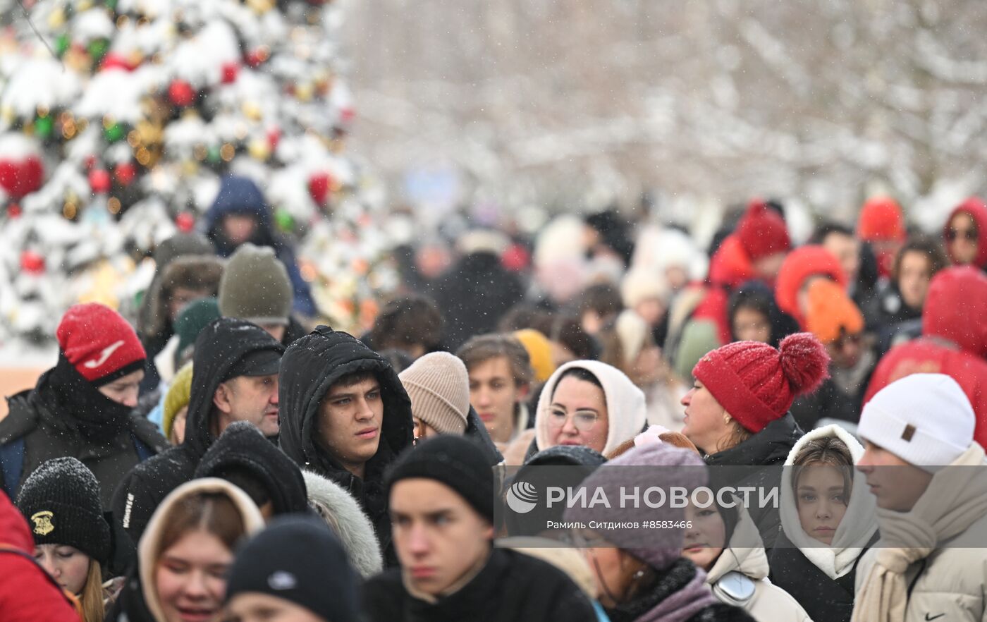 Работа выставки "Россия"