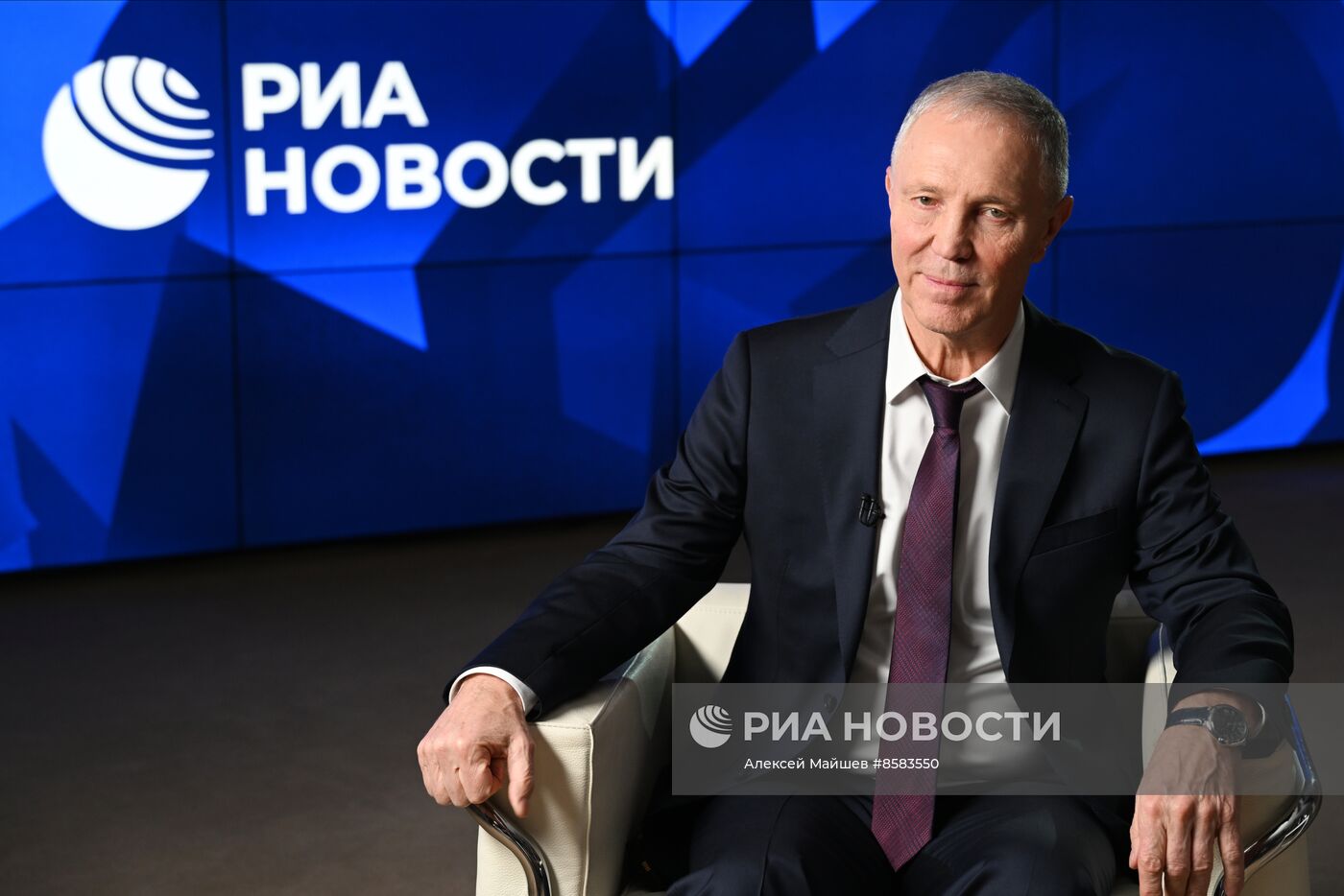 Губернатор Херсонской области В. Сальдо дал интервью РИА Новости