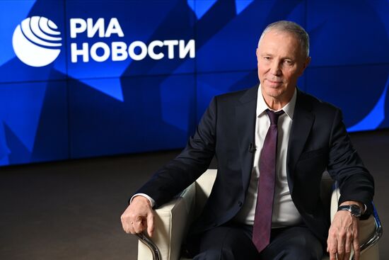 Губернатор Херсонской области В. Сальдо дал интервью РИА Новости