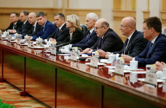 Рабочий визит премьер-министра РФ М. Мишустина в Китай