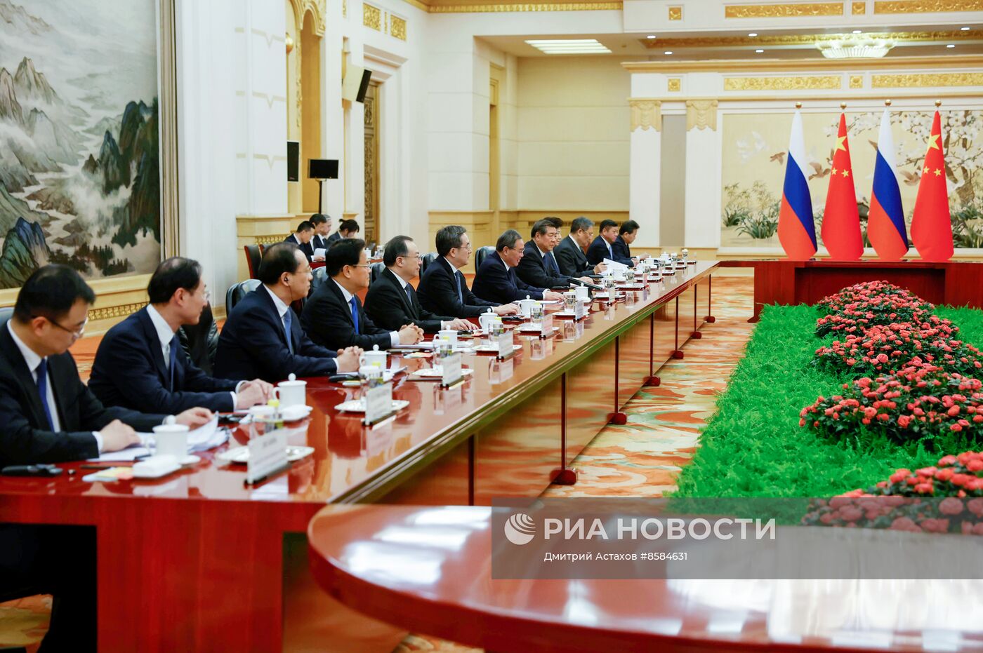 Рабочий визит премьер-министра РФ М. Мишустина в Китай