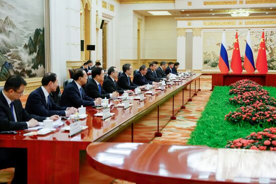 Рабочий визит премьер-министра РФ М. Мишустина в Китай