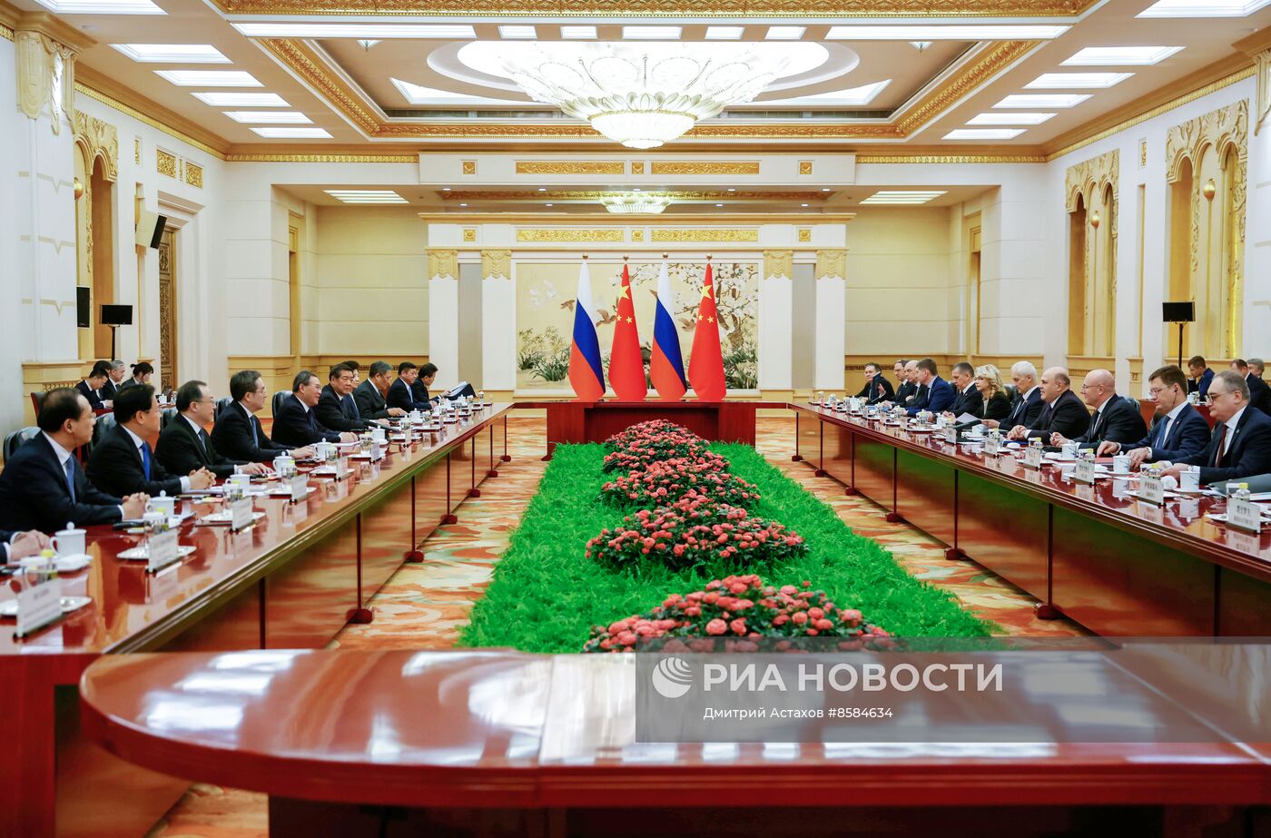 Рабочий визит премьер-министра РФ М. Мишустина в Китай