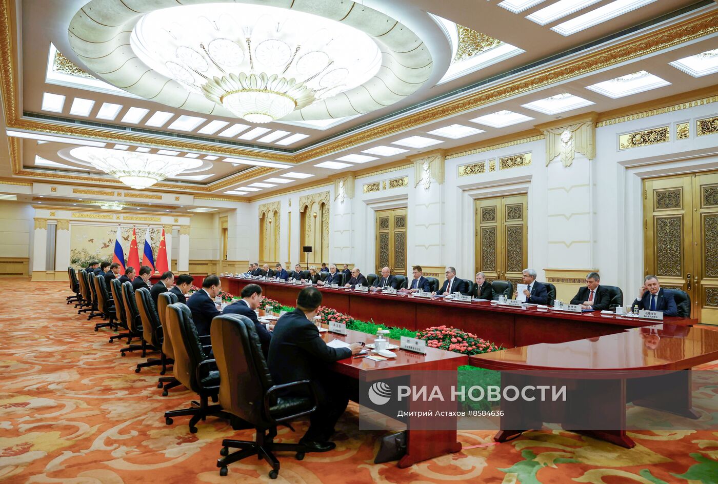 Рабочий визит премьер-министра РФ М. Мишустина в Китай