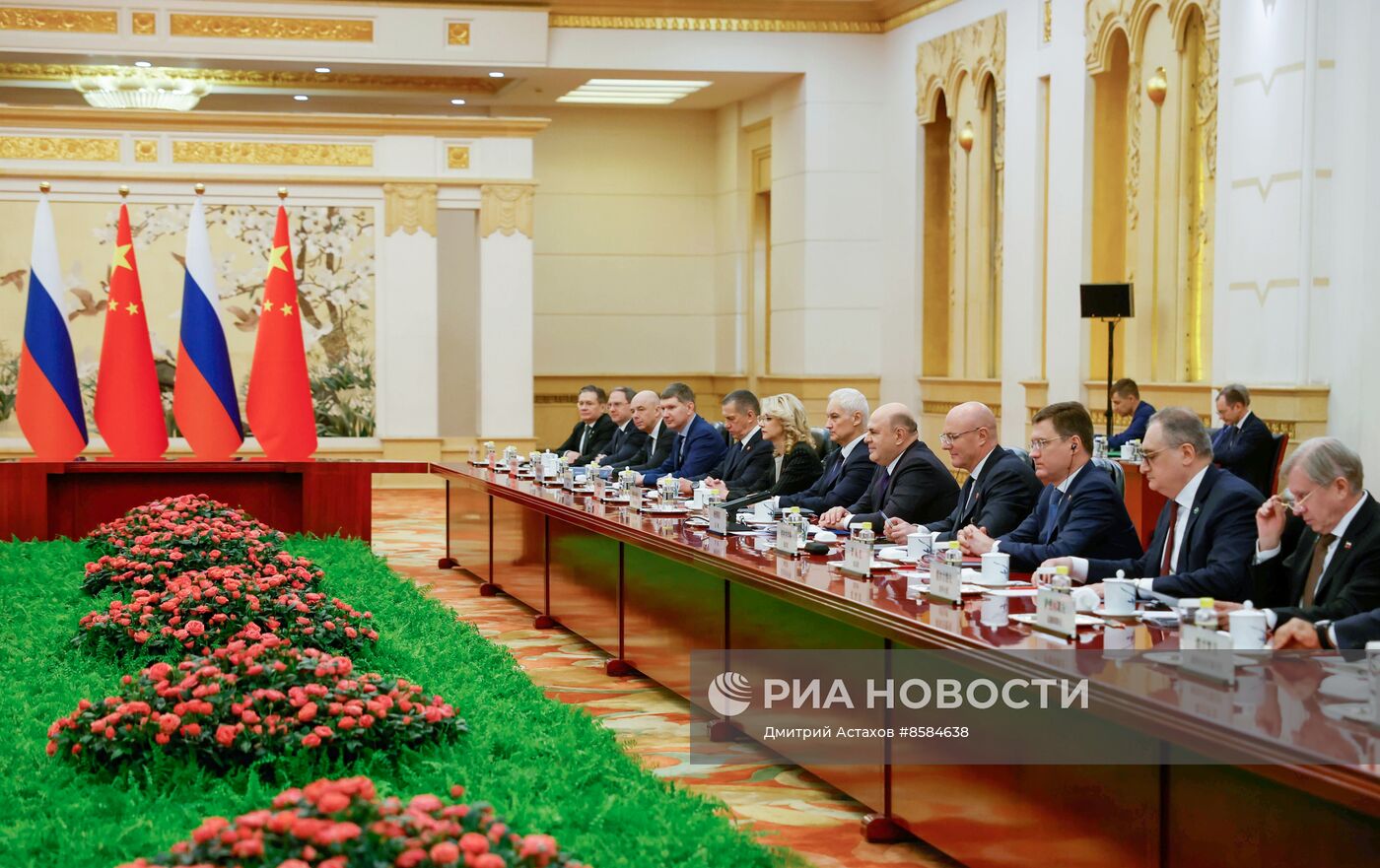 Рабочий визит премьер-министра РФ М. Мишустина в Китай