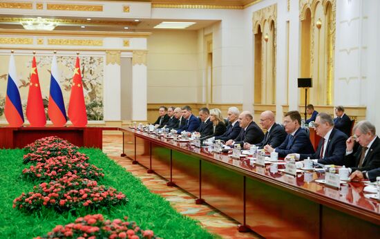 Рабочий визит премьер-министра РФ М. Мишустина в Китай